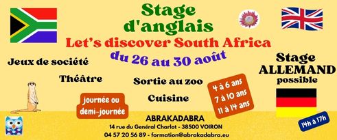 Stage South Africa Aout 2024